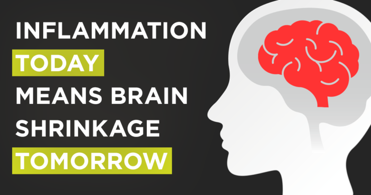 Inflammation Today Means Brain Shrinkage Tomorrow