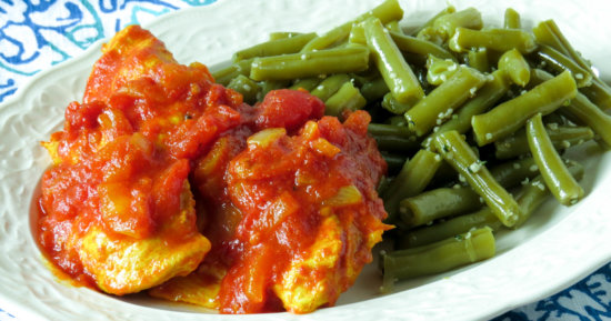 Moroccan Chicken with Green Beans