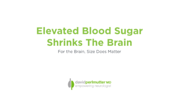 Elevated Blood Sugar Shrinks the Brain