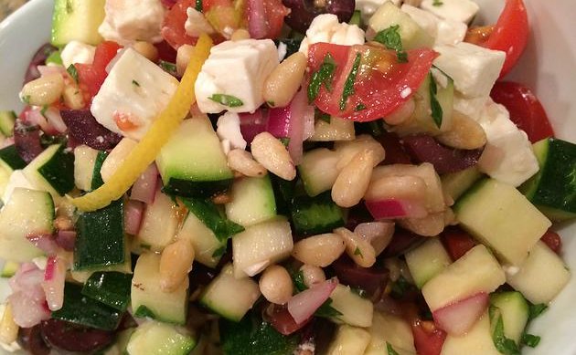 Raw Zucchini Salad
